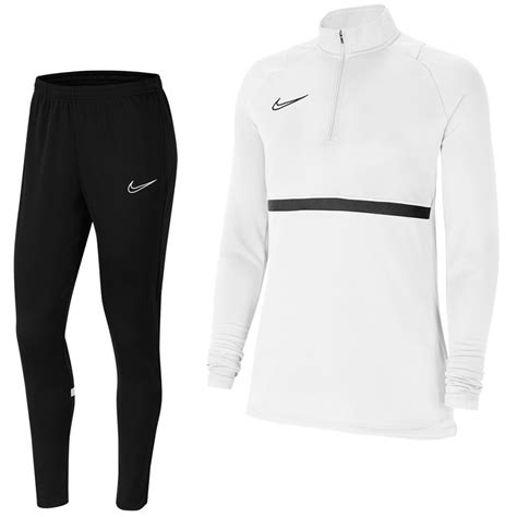 nike academy 21 drill trainingspak wit zwart|Nike Academy 21 Dri.